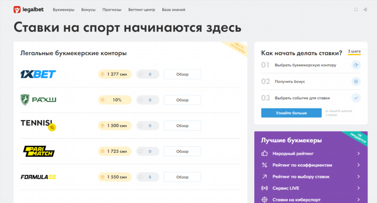 Делать ставки на спорт
