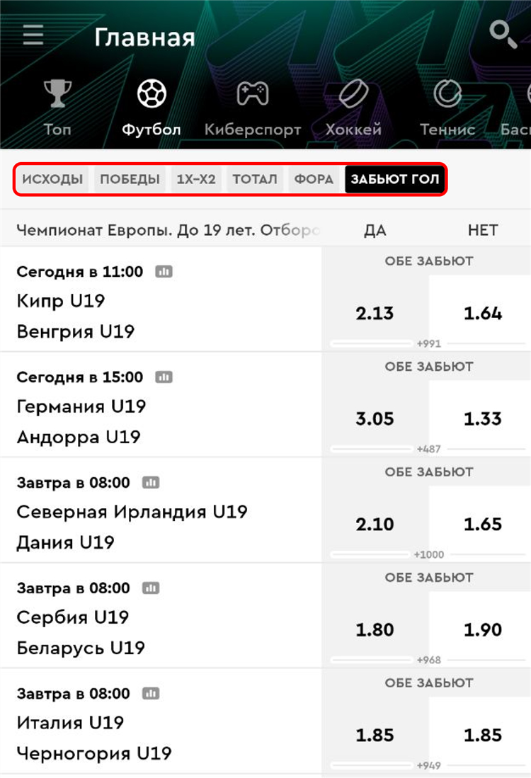 Калькулятор лесенки в ставках