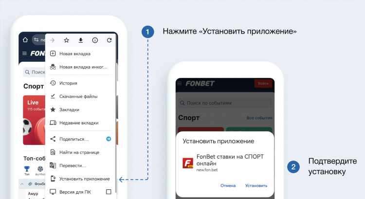 Ставки на спорт через андроид
