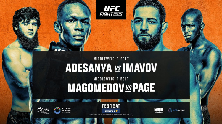 Ufc сегодня расписание